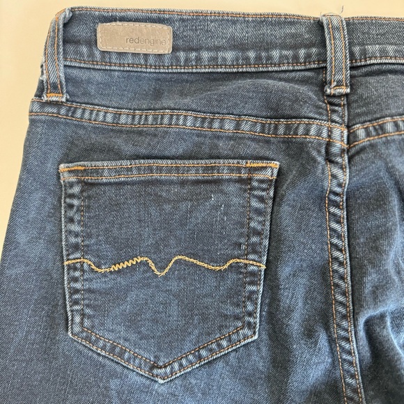 Red Engine Cayenne Floral Skinny Dark Wash Jeans - Picture 8 of 9